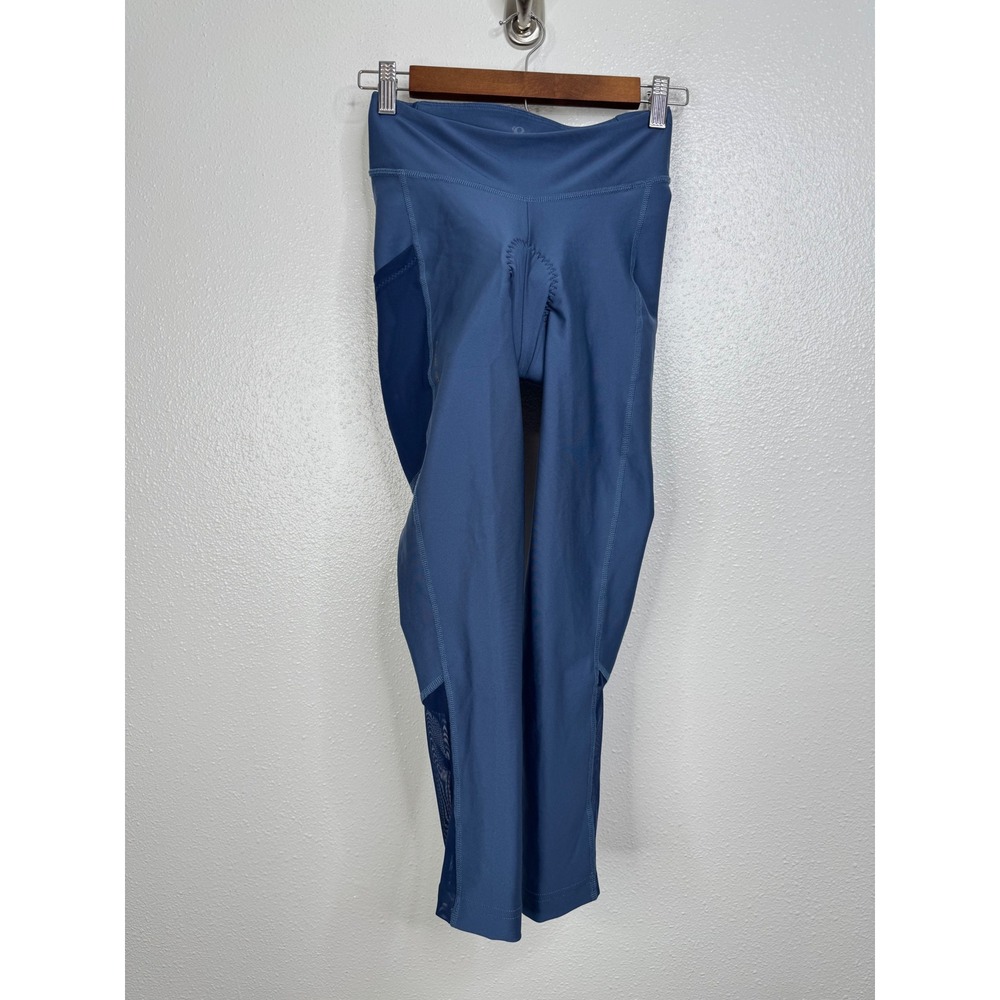 Pearl Izumi Womens Blue Cycling Tights Padded Chamois Mesh‎ Pockets Medium